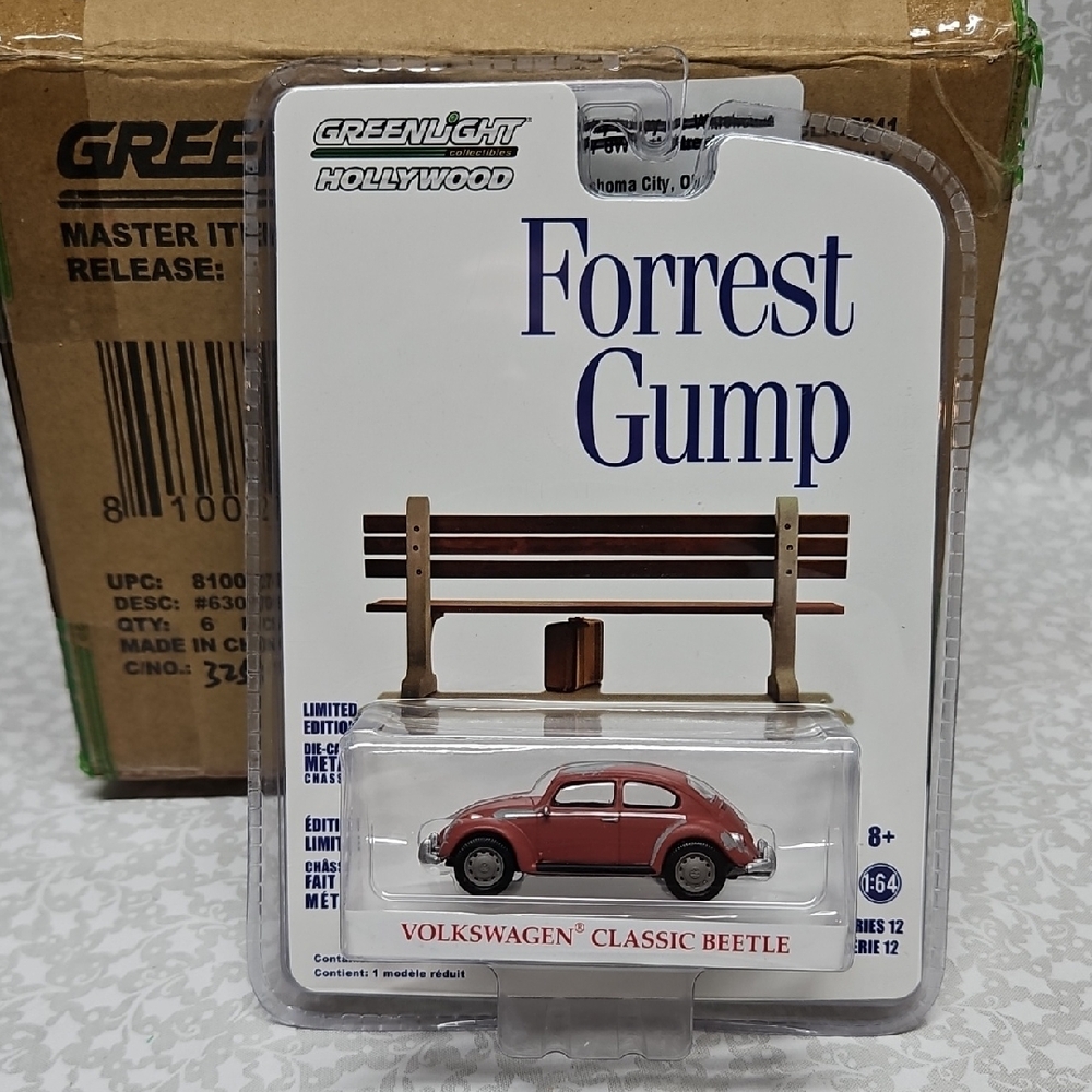 Volkswagen Classic Beetle Forest Gump  Limited Edition 1:64 Scale Die-cast Car